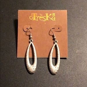 Silver earrings